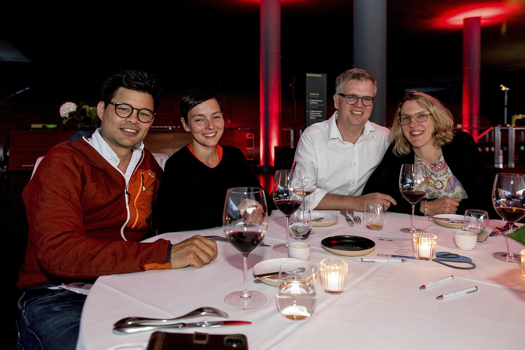 Erwin Kretz, Paul Odermatt und Urs Lenherr (von links). Die drei freuten sich, dass sie das Luzerner Fest zumindest in einem kleinen Rahmen geniessen konnten.