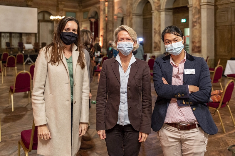 Erfolgreiche Frauenvertretungen in der Politik: Karin Stadelmann, Präsidentin CVP Stadt Luzern, CVP-Ständerätin Andrea Gmür und Diel Schmid Meyer, Leitung der CVP Stadt Luzern (v. l.).