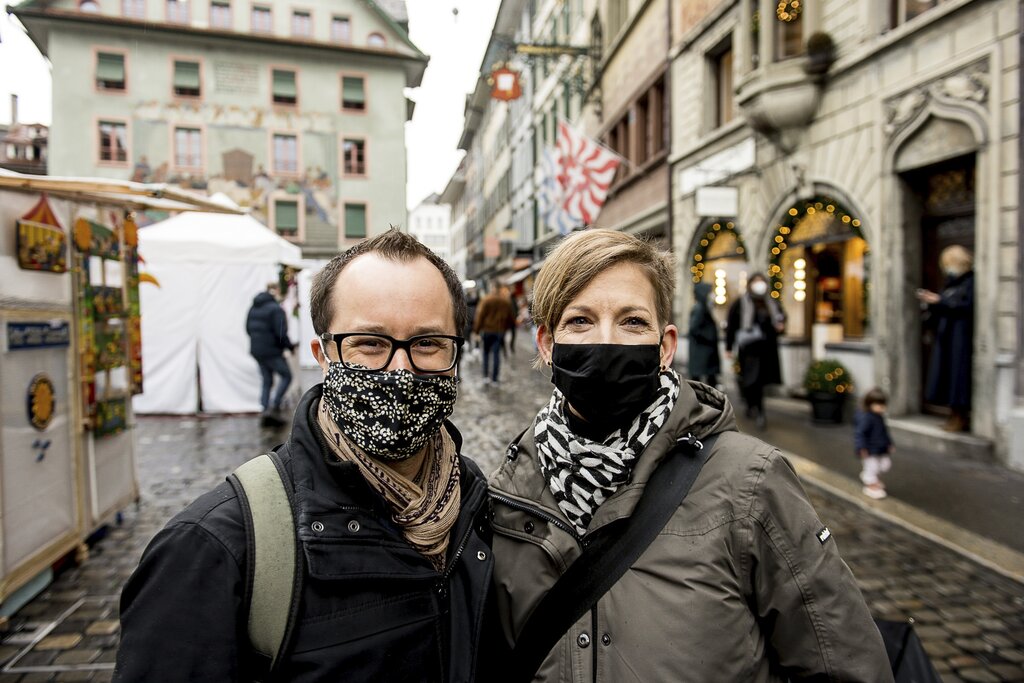 Ohne lang zu überlegen, wünschen sich Philipp Lustenberger und Sarah Rapold ein Fondue-chinoise-Essen mit Pommes frites im Wasserturm samt Blick auf die Stadt.