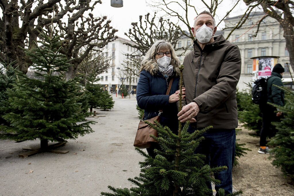 Klein, herzig und fein muss der Baum von Bernadette und Walter Sennhauser sein.