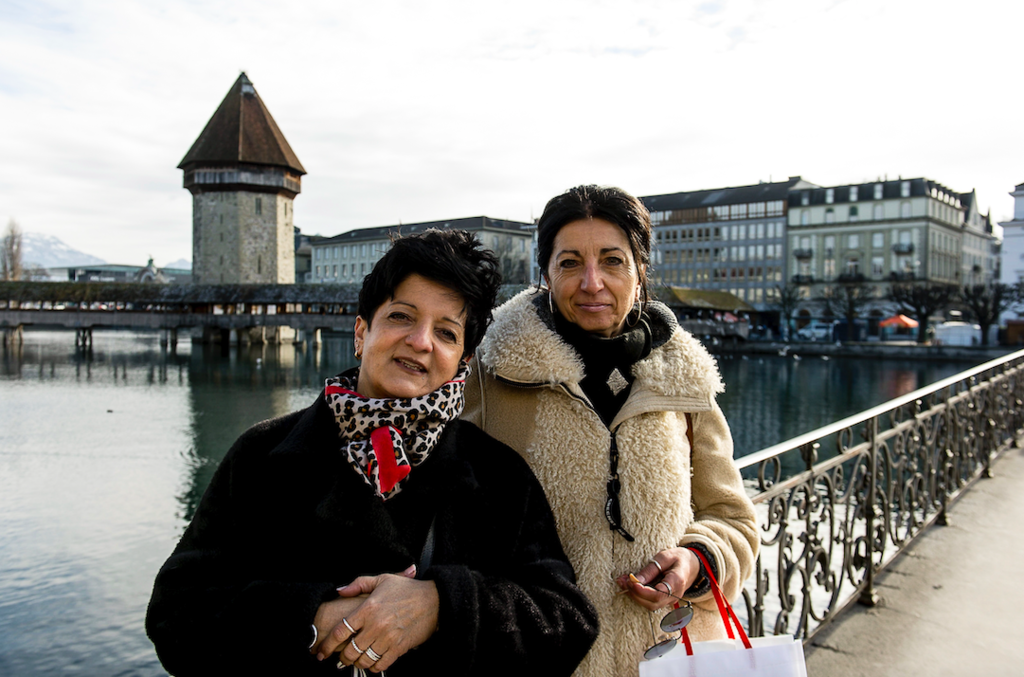 Cinzia Sorrentino (links) und Antonella Zanardo: «Die Määs muss da bleiben, wo sie ist. Das ist der beste Platz dafür.»