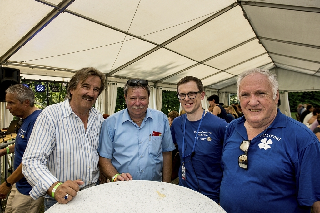 Theo Wyss, alt Präsident, und Jost Degen, Gründungsmitglied.