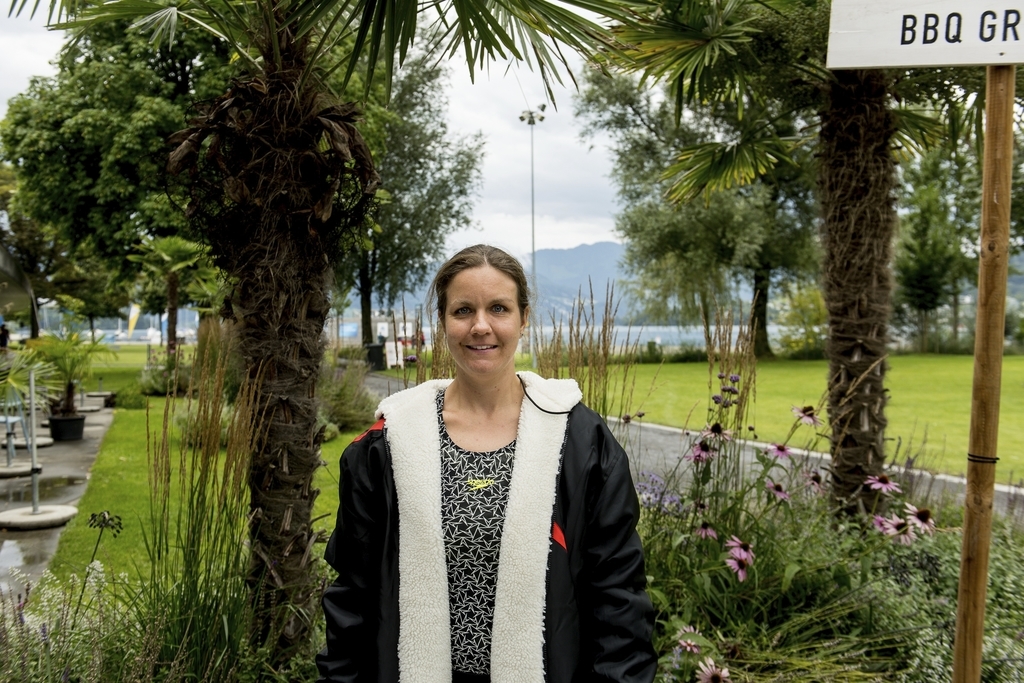 «Ich schaffe es», hatte Andrea Seiler auf den Oberarm geschrieben und ist vor dem Start am Morgen noch in die wärmende Jacke geschlüpft.