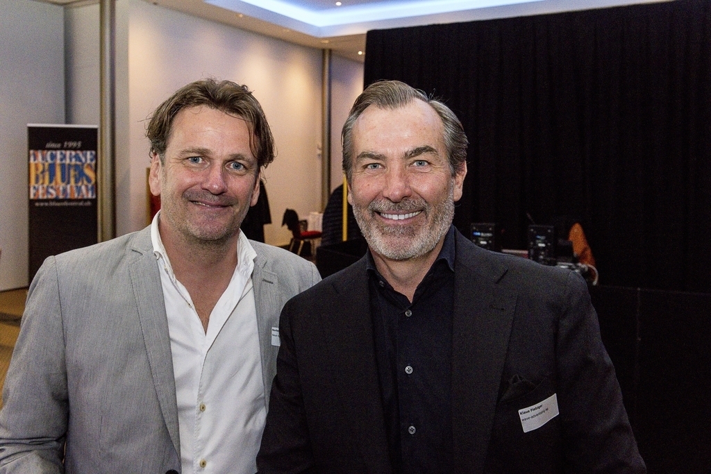 Norbert Brunner (links), Neue Agentur Luzern GmbH, und Klaus Fiebiger, Wave-Advertising AG.