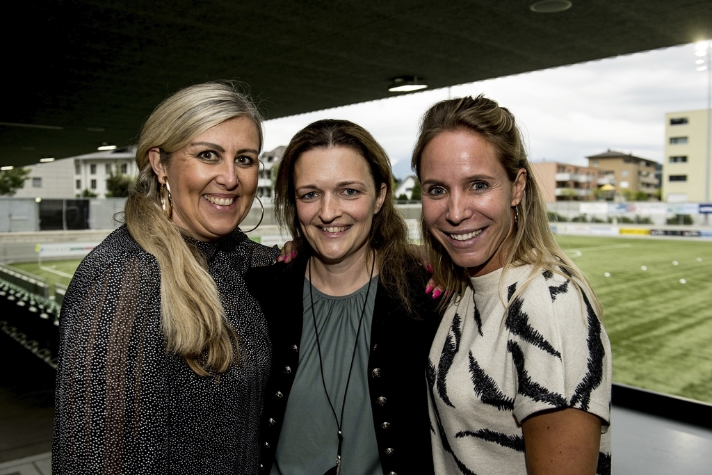 Die SCK-Powerfrauen (v. l.): Sandra Zuberbühler (Leiterin SCK Shop), Martina Lustenberger (ehrenamtliche Mitarbeiterin) und Kirsten Meier (Leiterin Administration).
