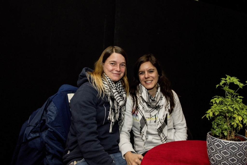 Sibylle Boog (links) und Soraya Jetzer. Sie erkannten sich als weibliches Paar, wie es im Musical erzählt wurde.