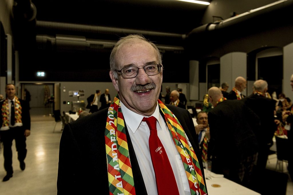 Von links: Lias Felder, Marc Hemmi und Gian Hemmi von der Guuggenmusig Dracheschwänz Kriens. Sie verrieten stolz: «Gegründet in der Kuonimatt anno 2017.»