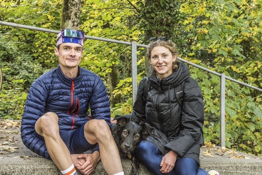 Joshua Monk und Lara Kazakos kennen die City-Rennen aus London, dort haben diese aber definitiv weniger Höhenmeter.
