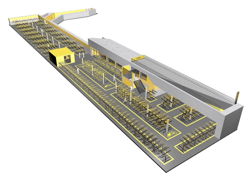 Am 13. Februar stimmt die Stadtbevölkerung über den Sonderkredit von 19,26 Millionen Franken für den Bau der Velostation an der Reuss ab.