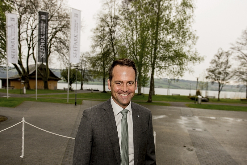 «Hybride Veranstaltungen sind sehr wichtig», meint Damian Müller, Ständerat des Kantons Luzern, und möchte das Feedback der Leute wahrnehmen.