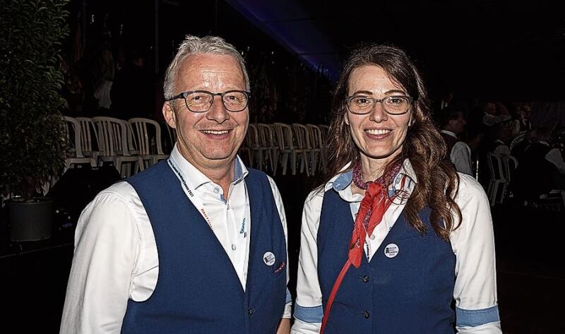 Acht Jahre, zwei davon ungeplant, arbeiteten sie für den Grossanlass in Emmen: OK-Präsident Franz Räber und Co-Präsidentin Tanja Steger.