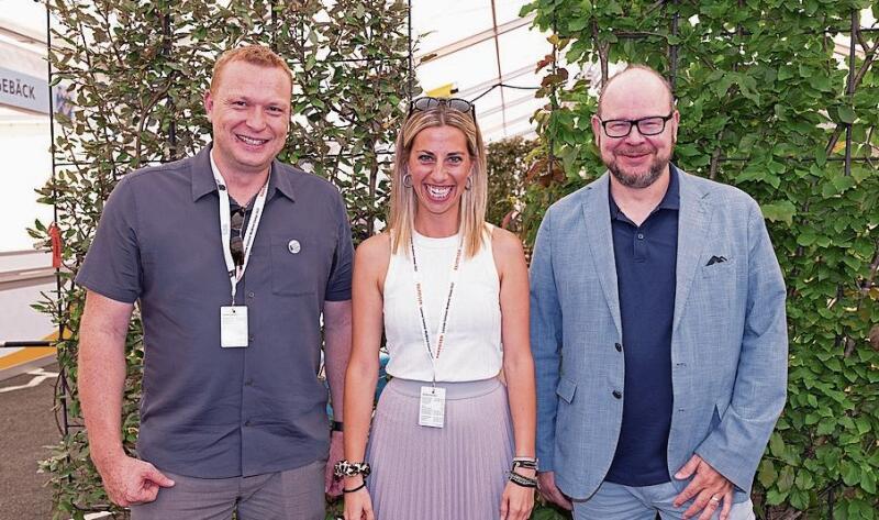Der Gemeinderat war selbstverständlich an der Eröffnung dabei. Von links: Josef Schmidli, Präsidentin Ramona Gut-Rogger, Patrick Schnellmann, Brahim Aakti, Thomas Lehmann.