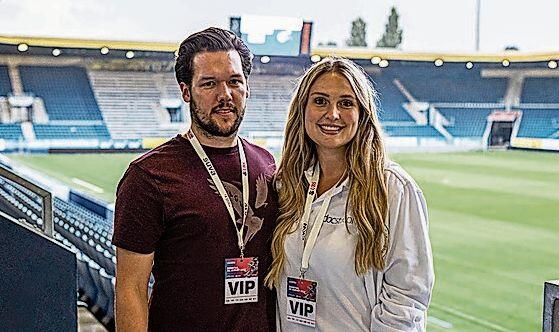 Odin Neuenschwander und Raffaela Ronchetti waren im Namen von Docstation, dem Medical Partner des Anlasses, vor Ort.