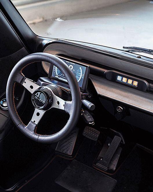 Ein Blick ins Cockpit.
