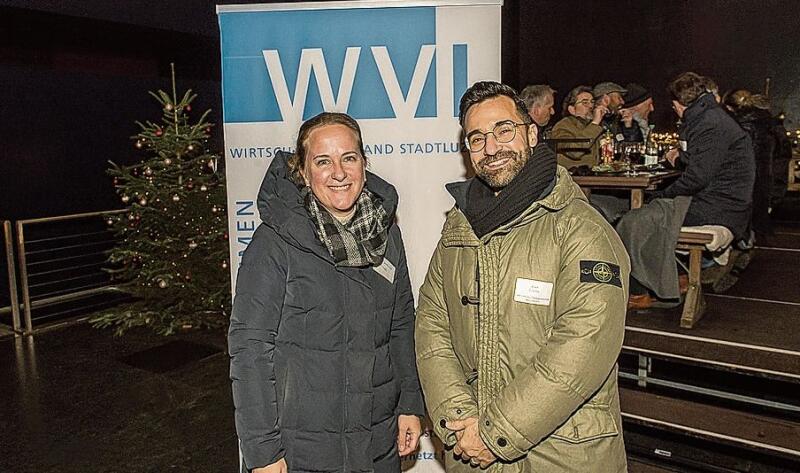Jacqueline Theiler, JT Management und Kommunikation GmbH, und Joao Coelho, APG|SGA und Vorstand Wirtschaftsverband Stadt Luzern.